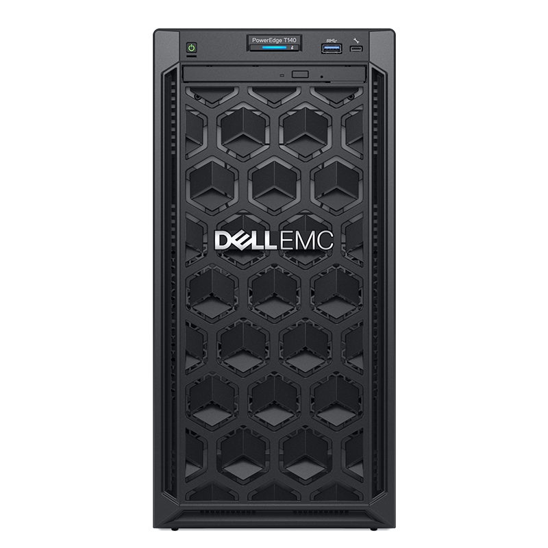 戴尔（DELL）PowerEdge T140 塔式服务器商务台式机电脑主机 T140 至强E-2224 3.4G 四核 8G内存/1TB硬盘/三年联保